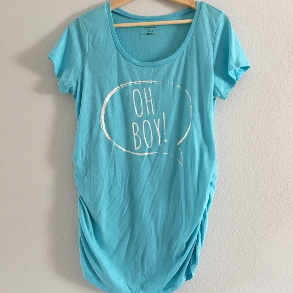 Maternity “OH BOY!” T-shirt